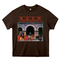Chocolate Brown Moving Pictures - Rush Heavy Core Tee - ArtChic