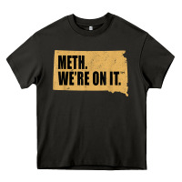 Asphalt mens meth we're on it south dakota anti drugs campaign vintage t shirt Heavy Core Tee - ArtChic