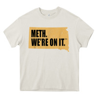 Cream mens meth we're on it south dakota anti drugs campaign vintage t shirt Heavy Core Tee - ArtChic