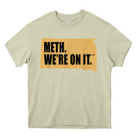 Mossy mens meth we're on it south dakota anti drugs campaign vintage t shirt Heavy Core Tee - ArtChic