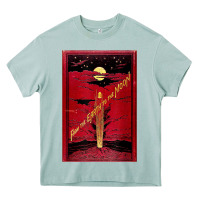 From The Earth To The Moon Jules Verne Book Cover Design Heavy Core Tee | Teevron