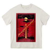 Cream From The Earth To The Moon Jules Verne Book Cover Design Heavy Core Tee - ArtChic