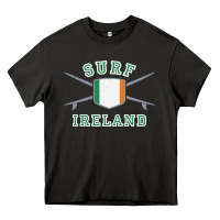 Asphalt ireland surfing hoodie  irish flag surfboards design Heavy Core Tee - ArtChic
