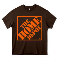 Chocolate Brown HOMEDEPOT Heavy Core Tee - ArtChic
