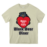 Mossy resto, black bear diner Heavy Core Tee - ArtChic
