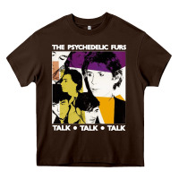 Chocolate Brown The Psychedelic Furs, psychedelic furs, psychedelic, furs, the psyched Heavy Core Tee - ArtChic