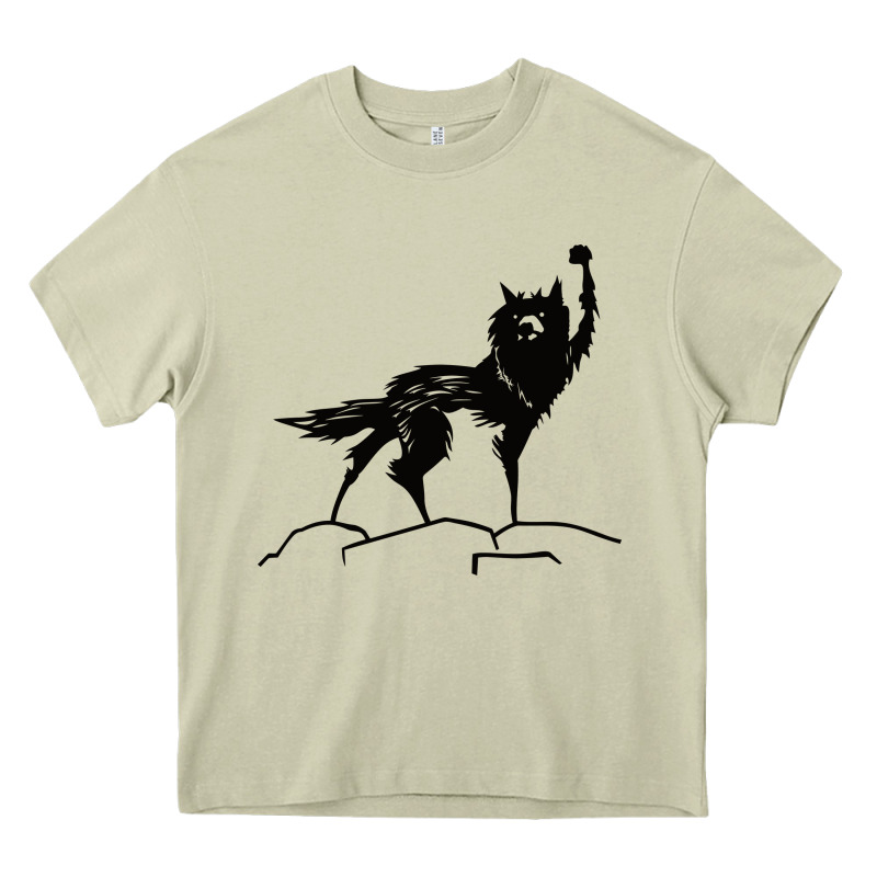 Fantastic Mr Fox Wolf Heavy Core Tee by ArtChic | Teevron