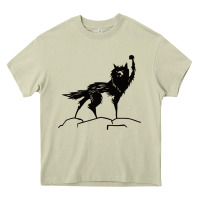 Mossy fantastic mr fox wolf Heavy Core Tee - ArtChic