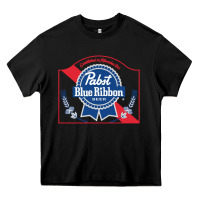 Black pabst blue ribbon 1 Heavy Core Tee - ArtChic