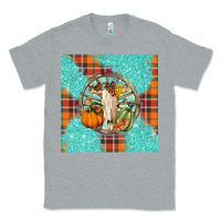 Heather Grey fall bull skull Classic Tee - BarkalooDesign