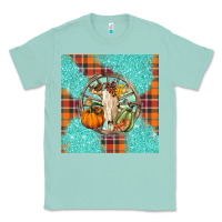 Seafoam fall bull skull Classic Tee - BarkalooDesign