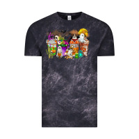 Cloud Black Halloween Western Boo Coffee Cups Vintage Tee - CowhideDigitalArt