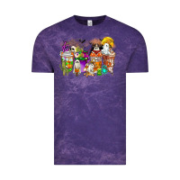 Cloud Purple Halloween Western Boo Coffee Cups Vintage Tee - CowhideDigitalArt