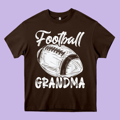 Football Grandma Women Family Matching Players Mothers Day T Shirt Heavy Core Tee Designed By Artchic