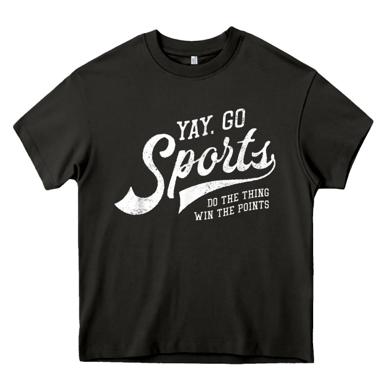 Yay Go Sports Vintage Funny Sports Heavy Core Tee by ArtChic | Teevron