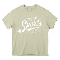 Mossy Yay Go Sports Vintage Funny Sports Heavy Core Tee - ArtChic