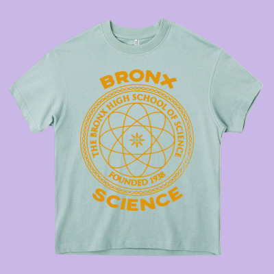 The Bronx Science Heavy Core Tee Designed By Artchic