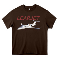 Chocolate Brown learjet airplane flying pilot long sleeve t shirt Heavy Core Tee - ArtChic