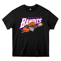 Black the lacrosse buffalo bandits Heavy Core Tee - ArtChic
