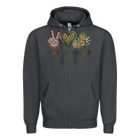 Smoke Peace Love Pumkins Zipper Hoodie - Jasminsmagicworld