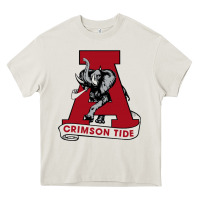 Cream alabama roll tide Heavy Core Tee - ArtChic