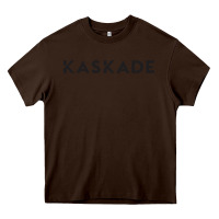 Chocolate Brown kaskade Heavy Core Tee - ArtChic
