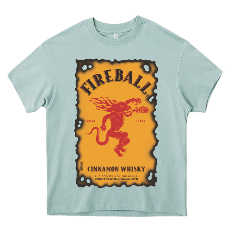 Fireball Cinnamon Whisky Heavy Core Tee by ArtChic | Teevron