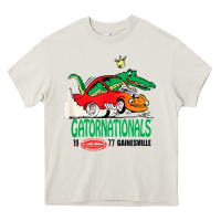 Cream nhra 1977 gatornationals t shirt t shirt Heavy Core Tee - ArtChic