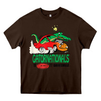 Chocolate Brown nhra 1977 gatornationals t shirt t shirt Heavy Core Tee - ArtChic