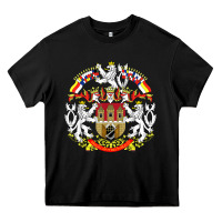 Black praha prague czech republic coat of arms ex czechoslovakia t shirt Heavy Core Tee - ArtChic