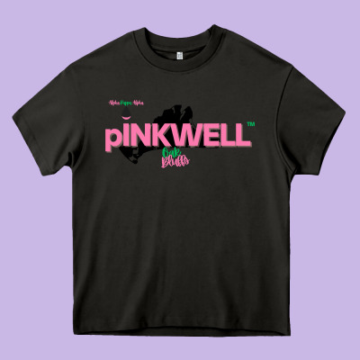 Pinkwell Tm For Sorors Boston Akas Beach Party Martha's Vineyard Heavy Core Tee Designed By Artchic