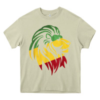 Mossy Lion of Judah Reggae, Rasta, Ethiopia Jamaican Roots Heavy Core Tee - ArtChic