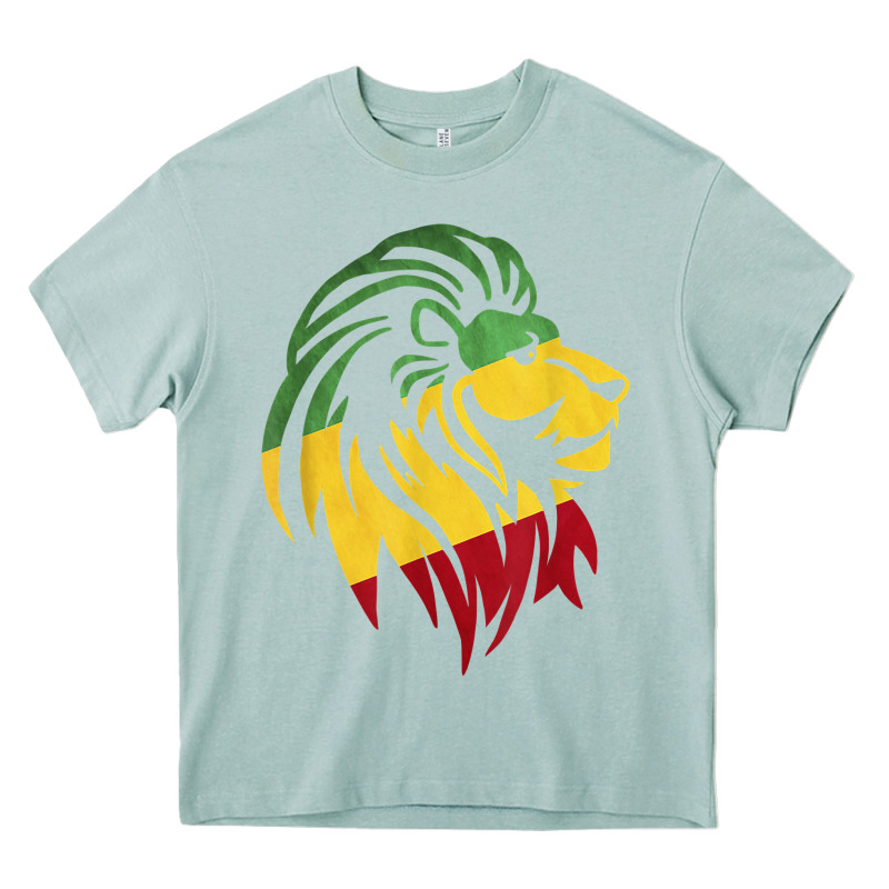 Lion Of Judah Reggae, Rasta, Ethiopia Jamaican Roots Heavy Core Tee by ArtChic | Teevron