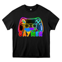Black Gaymer Heavy Core Tee - FaDigitalArtStudio