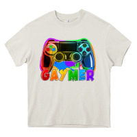 Cream Gaymer Heavy Core Tee - FaDigitalArtStudio