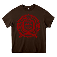 Chocolate Brown macgyver school of engineering Heavy Core Tee - ArtChic