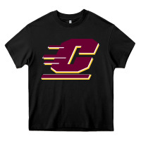 Black The central michigan of chippewas Heavy Core Tee - ArtChic