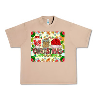Burro Christmas Vibes Urban Heavy Tee - CowhideDigitalArt