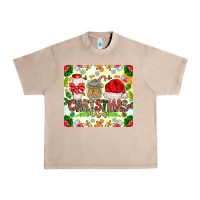 French Oak Christmas Vibes Urban Heavy Tee - CowhideDigitalArt