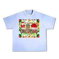 Grape Ice Christmas Vibes Urban Heavy Tee - CowhideDigitalArt
