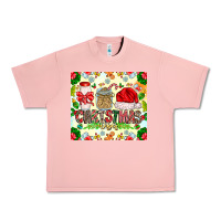 Salmon Christmas Vibes Urban Heavy Tee - CowhideDigitalArt