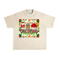 Sandshell Christmas Vibes Urban Heavy Tee - CowhideDigitalArt