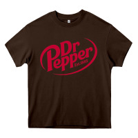 Chocolate Brown Dr.pepper 1885 Heavy Core Tee - ArtChic