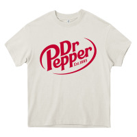 Cream Dr.pepper 1885 Heavy Core Tee - ArtChic