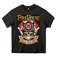 Asphalt firehouse rock love Heavy Core Tee - ArtChic