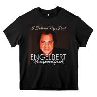 Black engelbert humperdinck Heavy Core Tee - ArtChic