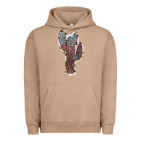 Pigment Burro Cowhide Old Cactus Urban Hoodie - RanaPortraitStore