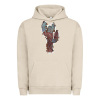 Pigment French Oak Cowhide Old Cactus Urban Hoodie - RanaPortraitStore