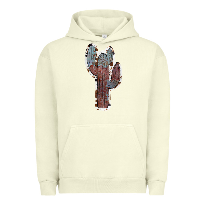 Cowhide Old Cactus Urban Hoodie by RanaPortraitStore | Teevron