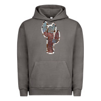 Pigment Tornado Cowhide Old Cactus Urban Hoodie - RanaPortraitStore